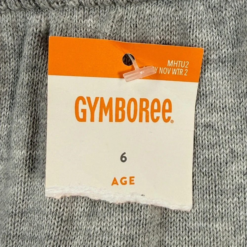 NWT GYMBOREE Girls’ Fair Isle Winter Grey Knit Snowflake Skater Skirt Size‎ 6